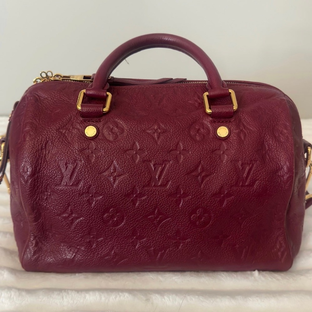 Louis Vuitton  Blue Speedy
BandouliereMonogram Empreinte 25